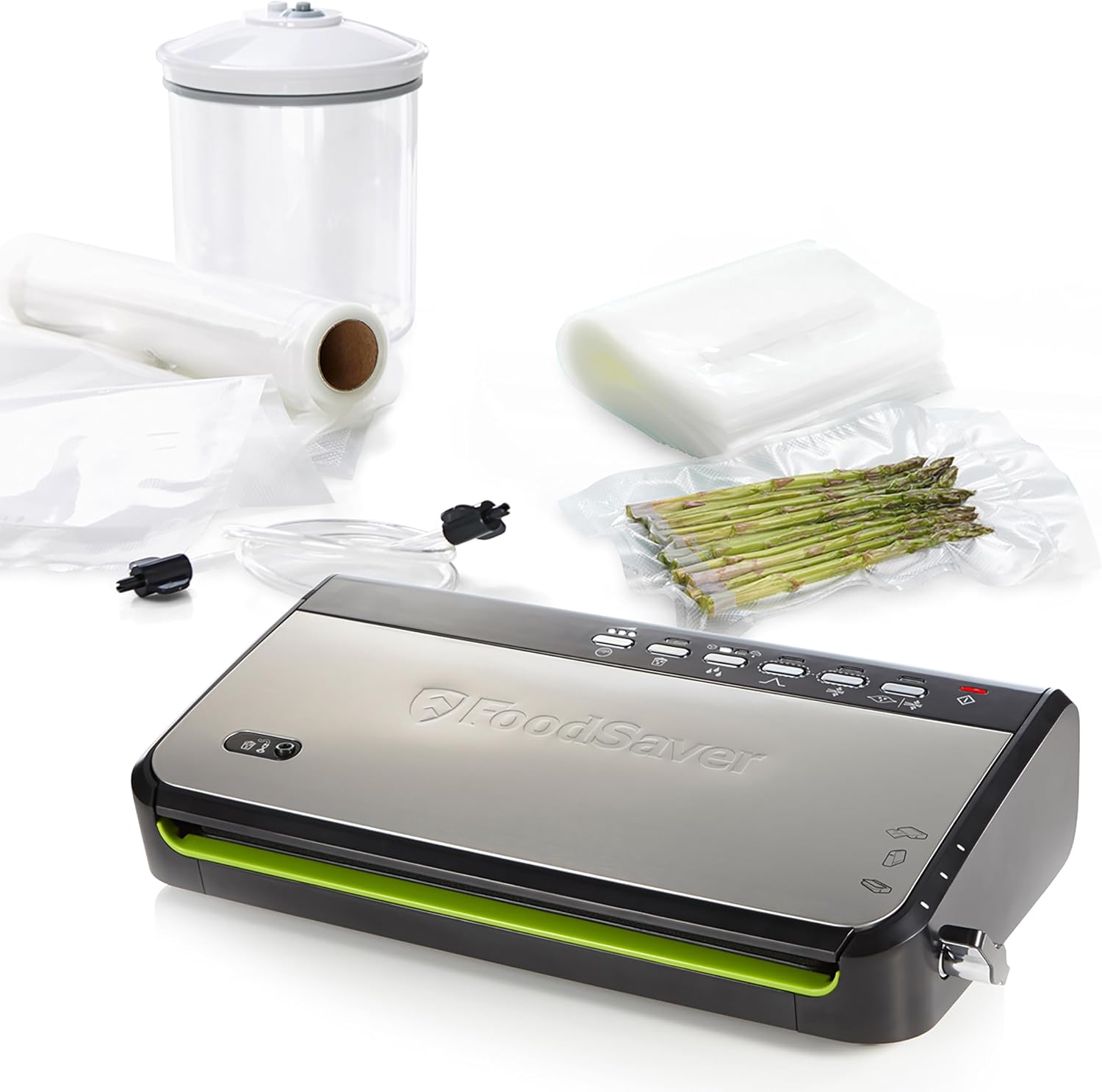  Foodsaver Envasadora al Vacío con almacenamiento de rollos integrado 