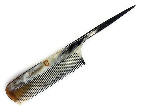 Miniatura 10 de Peine para desenredar y peinar de dientes anchos antiestático 100% hecho a mano para mujeres y hombres