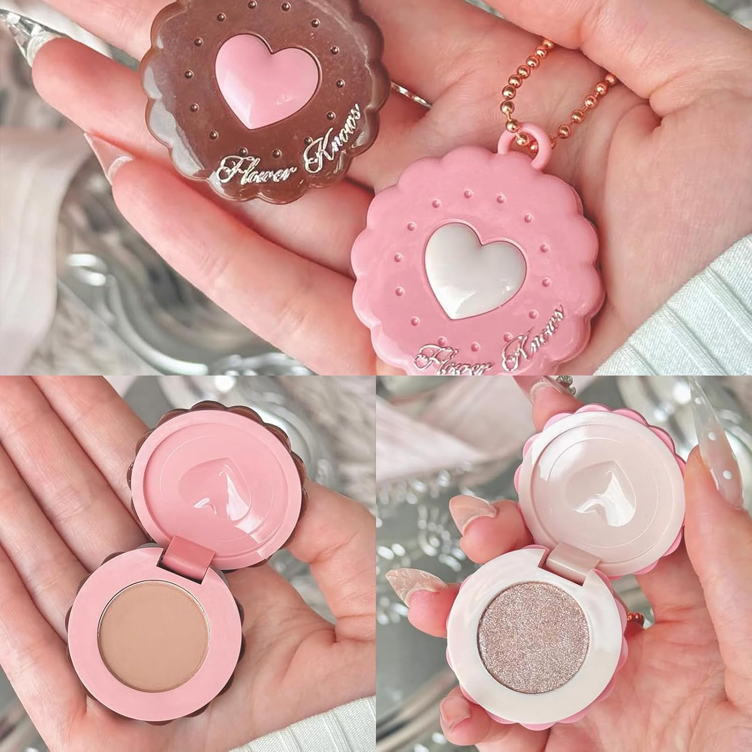 Flower Knows Feb-The Heartfelt Affair Kit,16 Pieces Makeup Gift Kit,Includes Make-up Palette,Lipgloss,Eyeshadow,Blush,Brow Pencil,Hand Mirror,Brush,Perfect Valentine,Make Up Gift for Women&Girls - Image 5