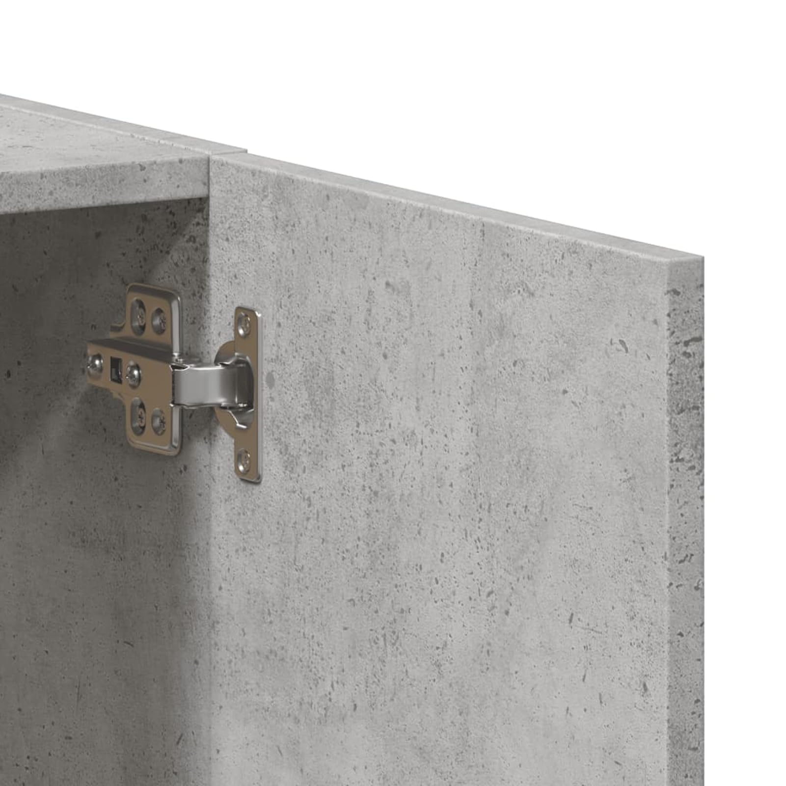 Aktenschrank aus Holzwerkstoff, Betongrau, 60 x 32 x 77,5 cm, für Büroorganisation Model840768