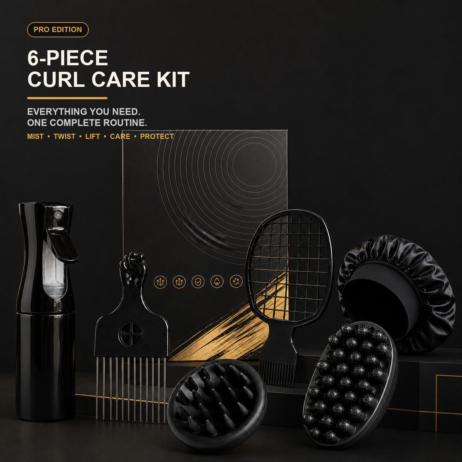 Pro Curl Sponge Kit Set for Black Hair image 3