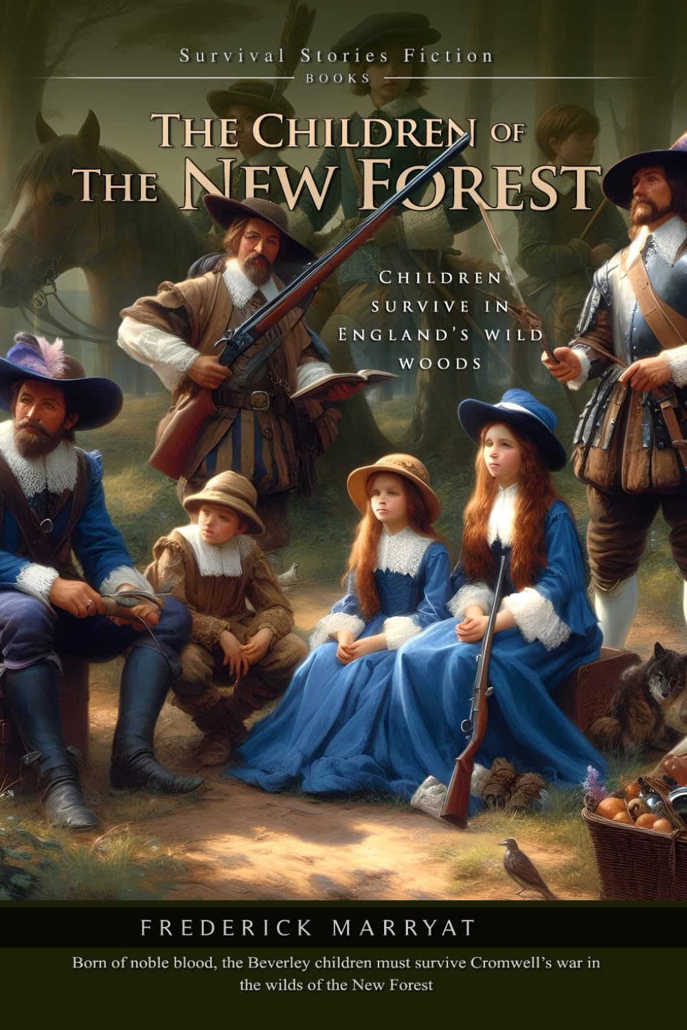 The Children of the New Forest (Complete with Illustrated and Annotated)