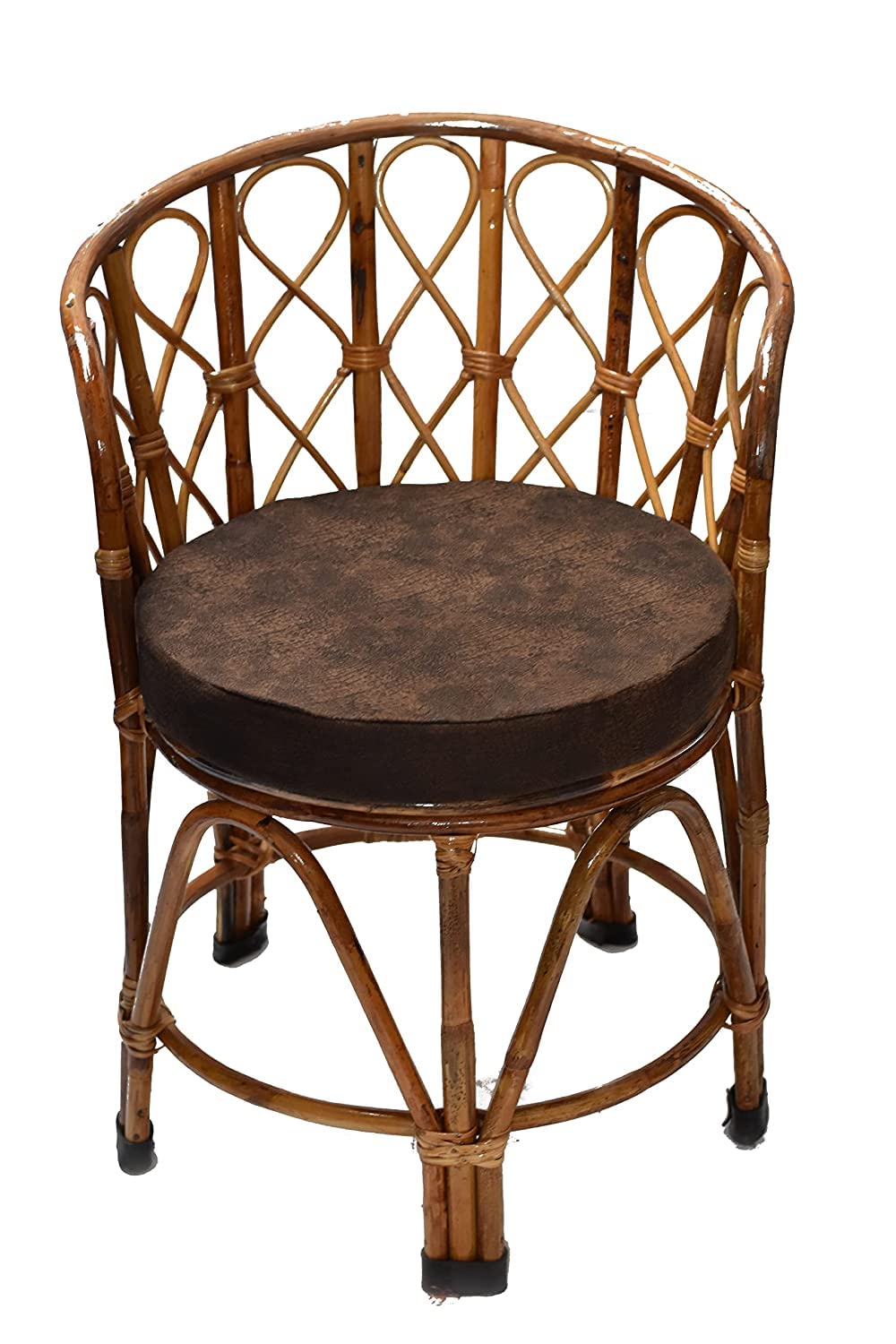 Avika Cane Wooden Bamboo Chair with Cushion(monda)