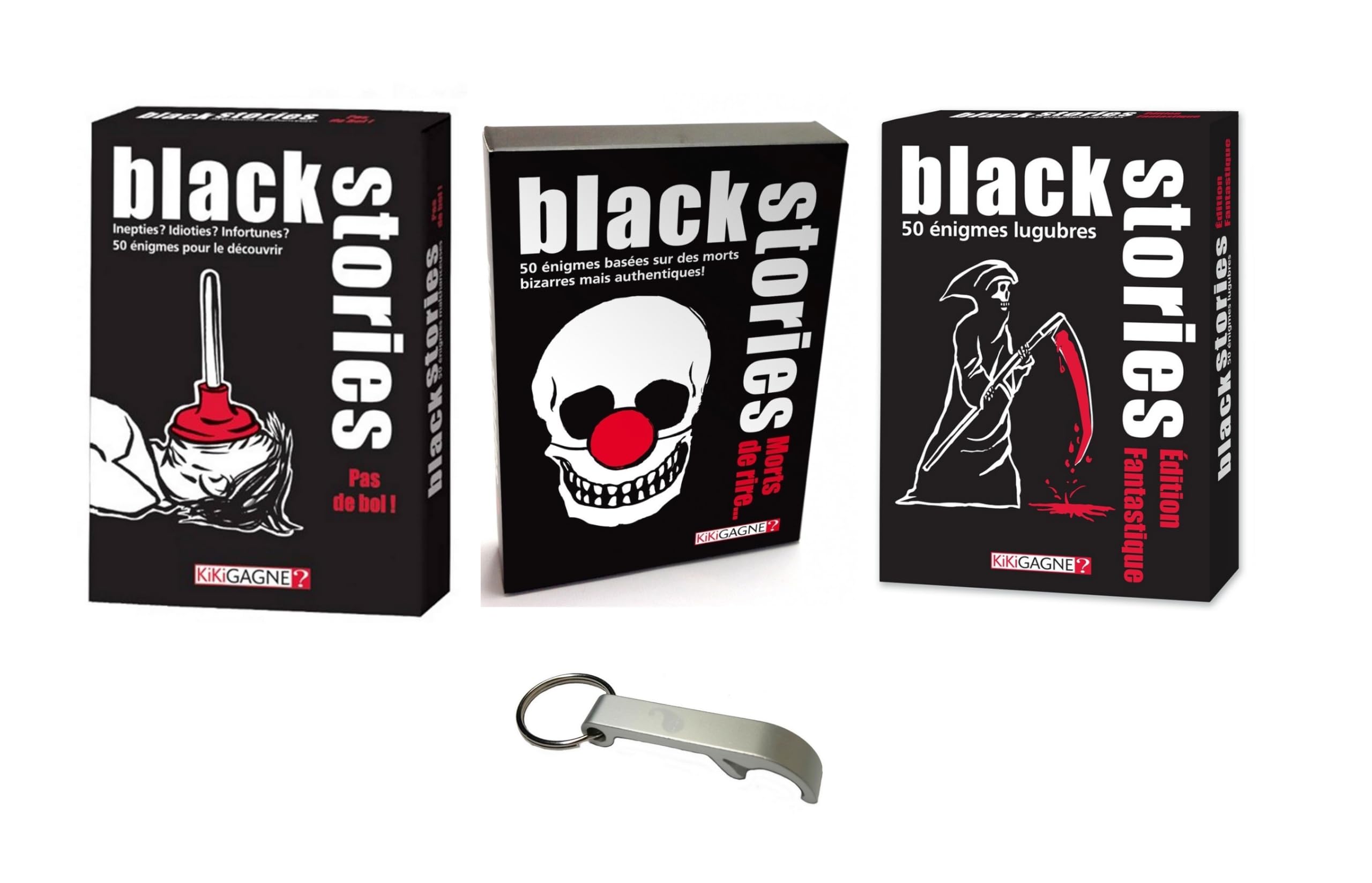 Black Stories Set in Middle Ages French + Gore + Polar Edition + 1 Bottle Opener Blumie (Medium + Gore + Polar)
