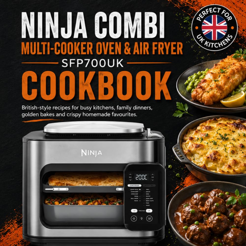 Ninja Combi Multi-Cooker Oven & Air Fryer SFP700UK Cookbook: British-style recipes for busy kitchens, family dinners, golden bakes and crispy homemade favourites