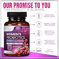 Vista 4 de Probióticos para mujeres – 60 mil millones de UFC – 16 cepas probióticos para mujer para equilibrio de pH y apoyo vaginal con arándano – Prebiótico