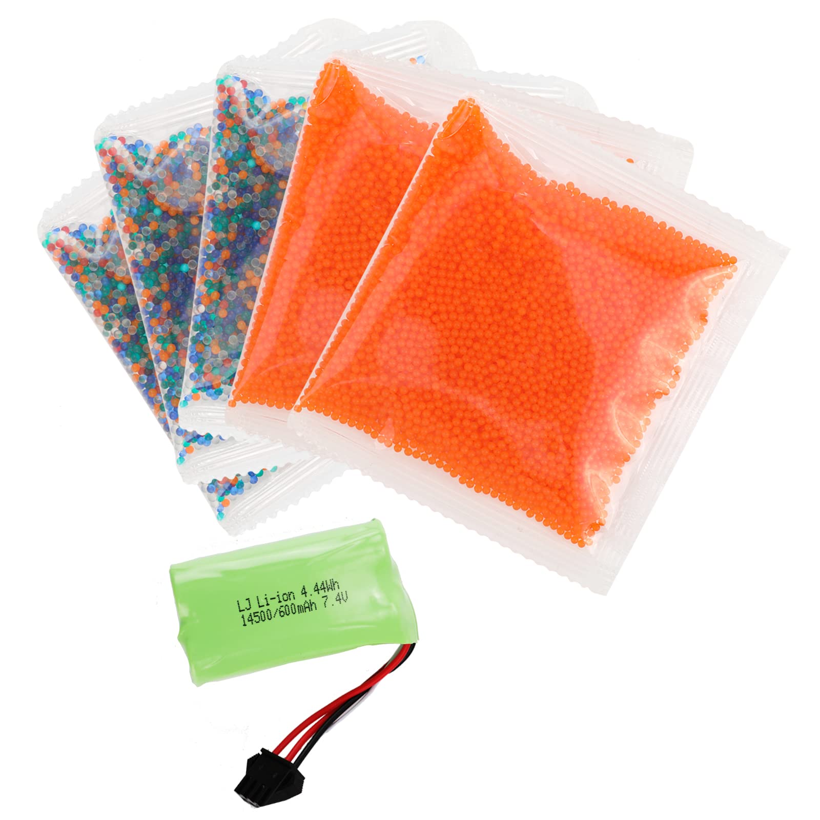 Wouod Gel Ball Blaster (15 Pack10,000 Per Pack with Battery 600mAh