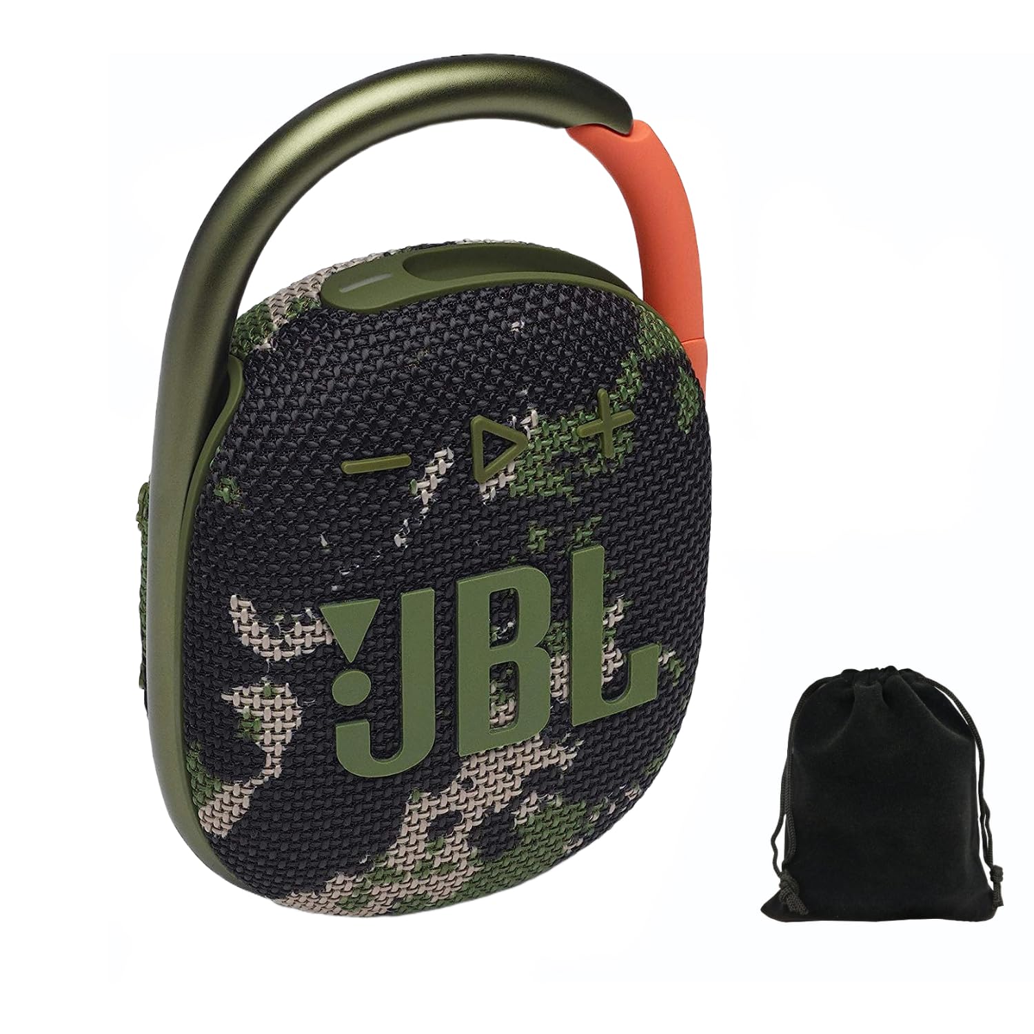 JBL Altavoz Bluetooth portátil Clip 4, IP67, impermeable, a prueba de polvo, 10 horas de reproducción, mosquetón integrado, diseño ultraportátil, estilo atrevido, sonido profesional rico, incluye