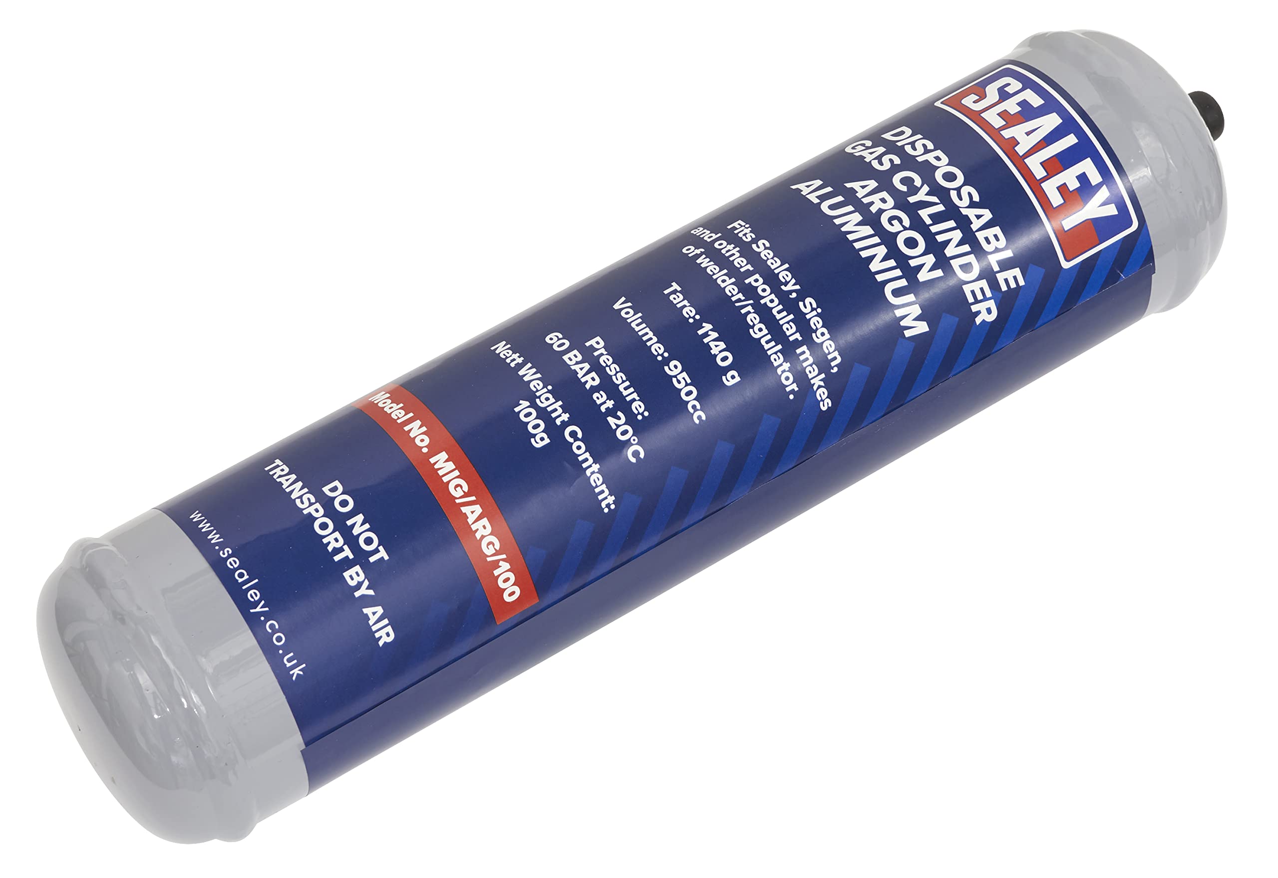 Amazon.co.jp: Sealey 使い捨てガスボンベ 100g - アルゴン - 12個入り 