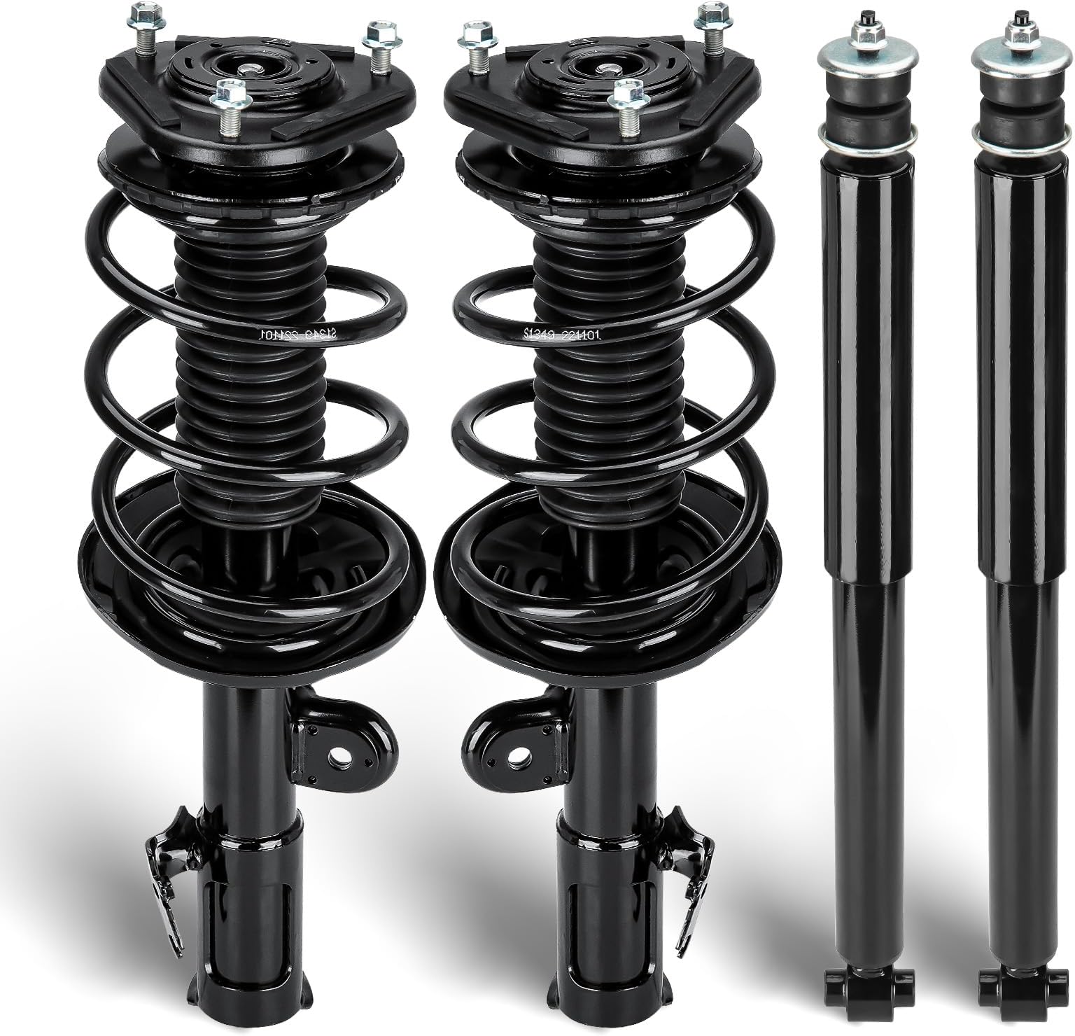 Front and Rear Struts Assembly Shock Absorber Compatible with 20082015 Scion xB
