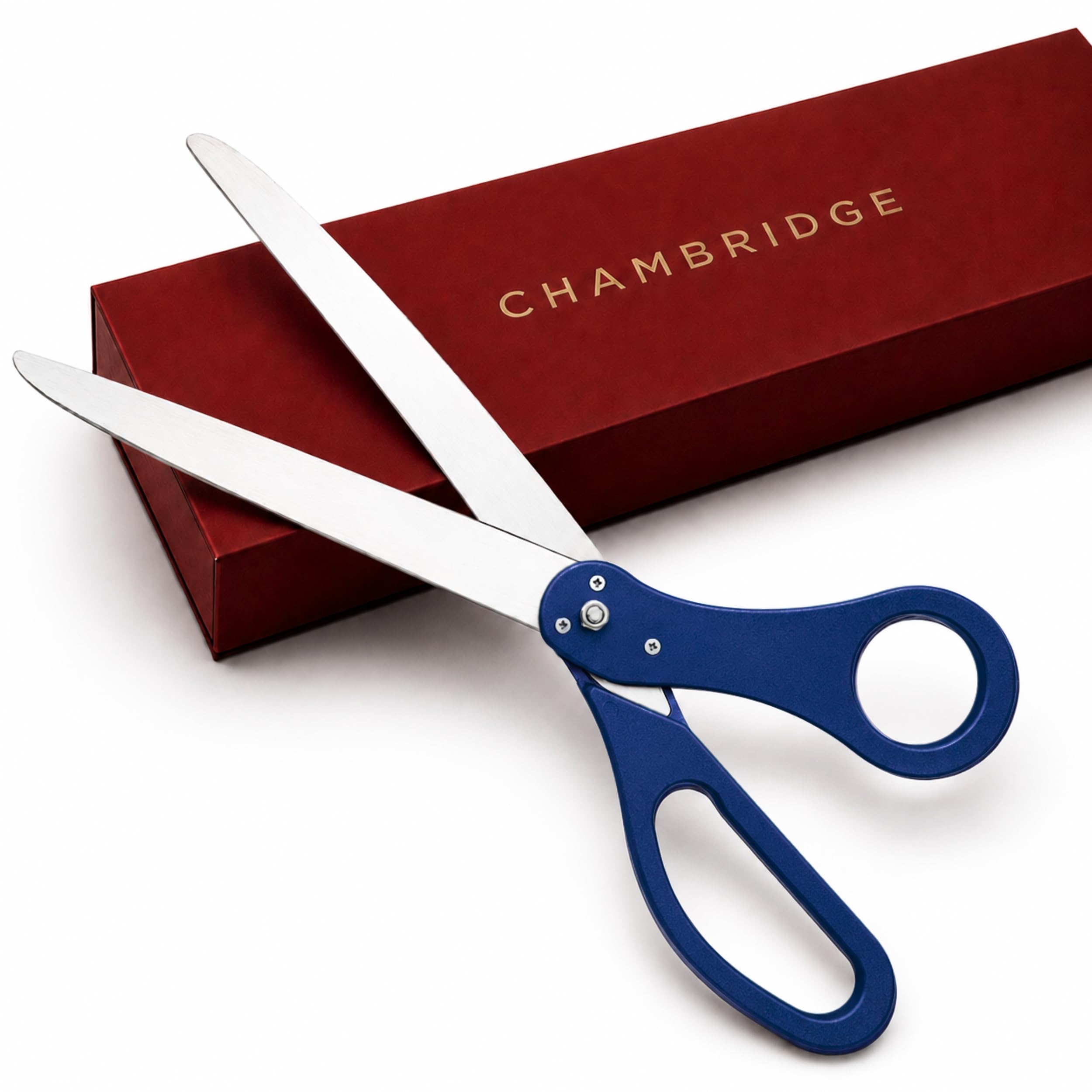 63.5CM Grand Opening Scissors Blue – Blue Scisors 25'' Giant Scissors for Ribbon Cutting Ceremony Heavy Duty Scisors Giant Ribbon Cutting for Inauguration Ceremonies & Special Events — image 1
