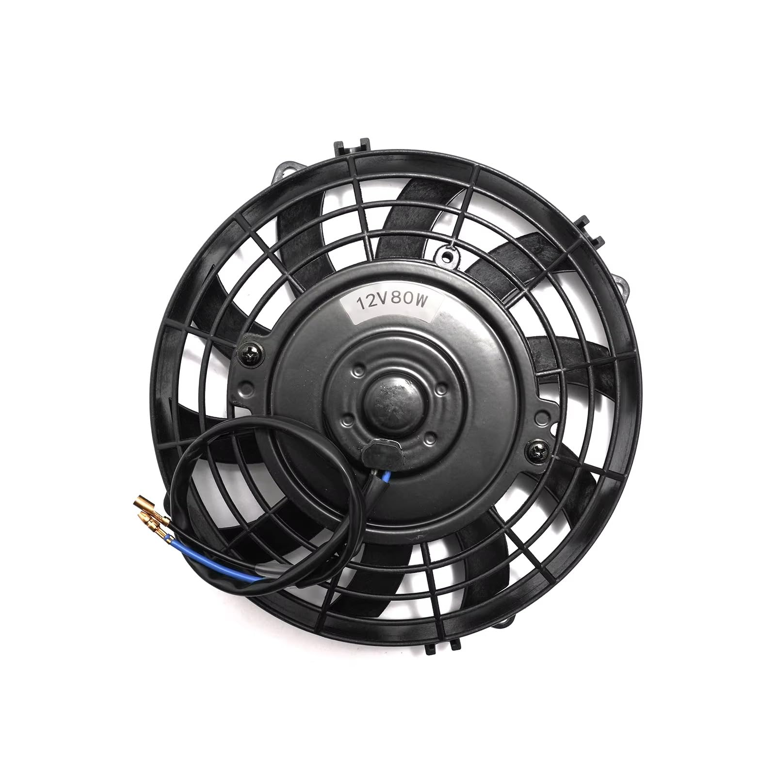 Ventilador Refrigeración Motor Universal 7 9 10 12 Pulgadas 12V 80W 2100RPM Ventilador De Refrigeración De Aire Acondicionado Para Coche Kit De Montaje Fresco Accesorios Para Coche(9 INCH)