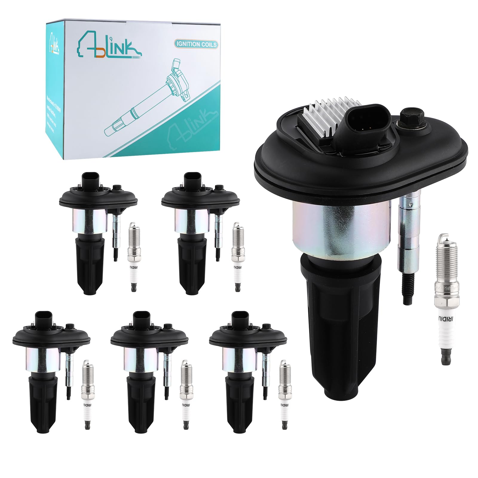 Ignition Coil Set Of 6 For Chevy Trailblazer GMC Canyon Envoy 2002-2005 H3 New E - Foto 8