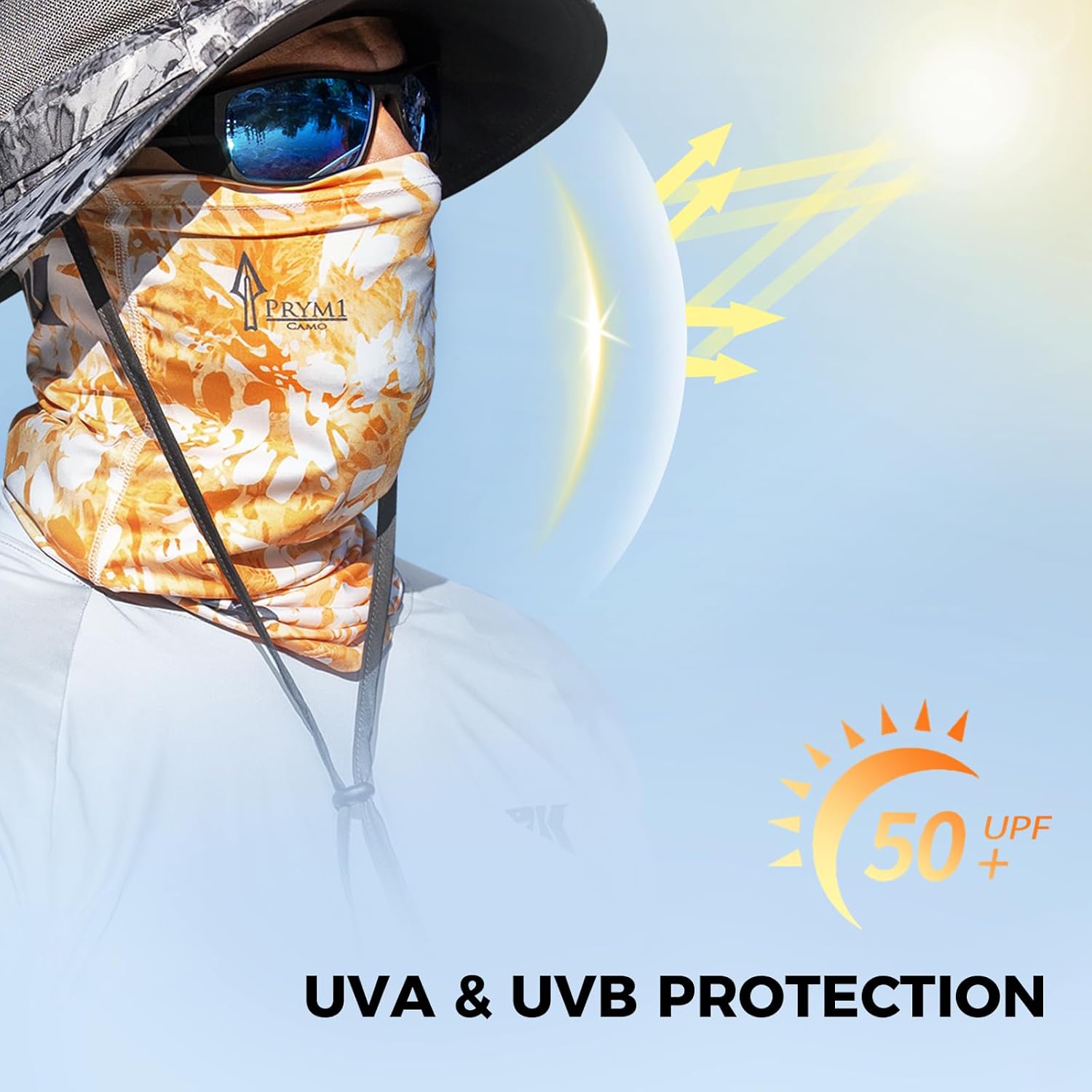 KastKing Agies UPF 50 Cooling Neck Gaiter, Fishing Face Mask Men Women image 3