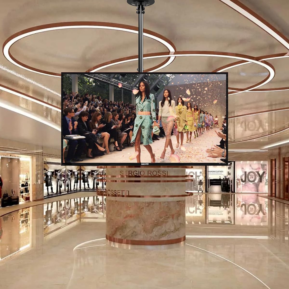 Suptek Supporto da parete per TV da 37 a 75 pollici, LCD, LED, plasma, schermo piatto, con VESA 600 x 400 (max), carico fino a 59,9 kg, altezza regolabile MC5602