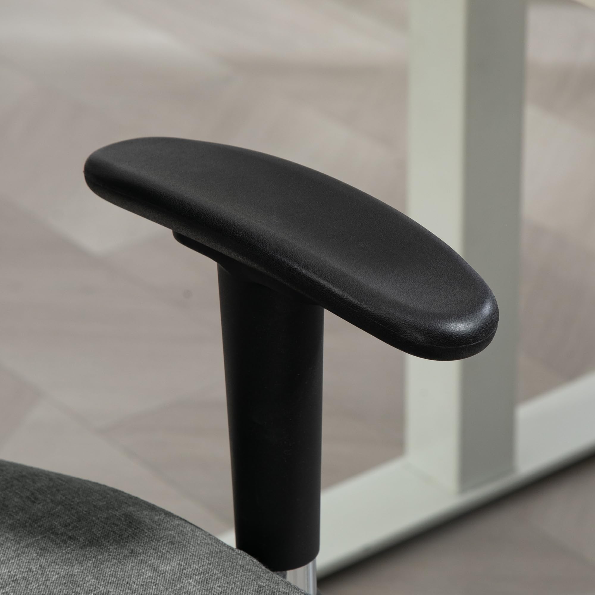 Vinsetto Fauteuil de Bureau Assise Réglable 60L x 57P x 97-119H cm Gris