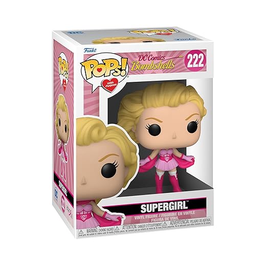 Funko Pop Pop! Heroes: Breast Cancer Awareness - Bombshell Supergirl Multicolor