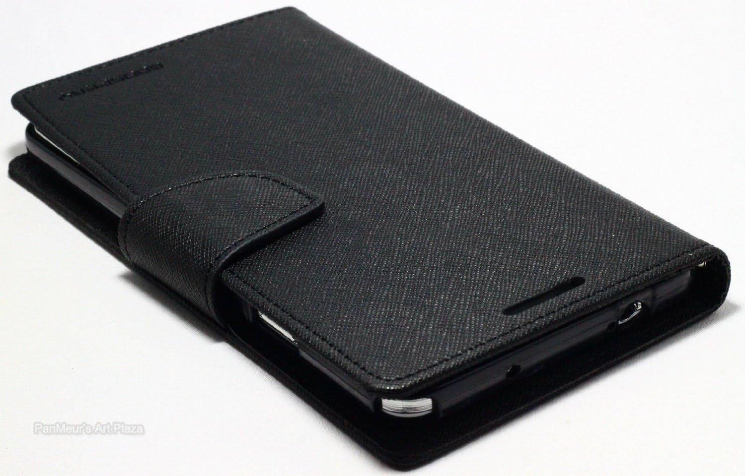 big Premium™ Mercury Fancy Diary Wallet FLIP CASE Cover for Sony Xperia Z L36H Black