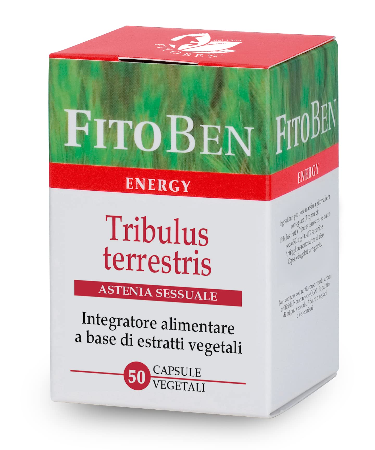 Tribulus Terrestris Integratore Alimentare 50 Capsule
