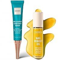 Vista 11 de Onsen Secret Kit de aceite de cutícula japonés para reinicio de uñas, kit de pulidor y brillo con lima profesional, bloque de amortiguación de 3