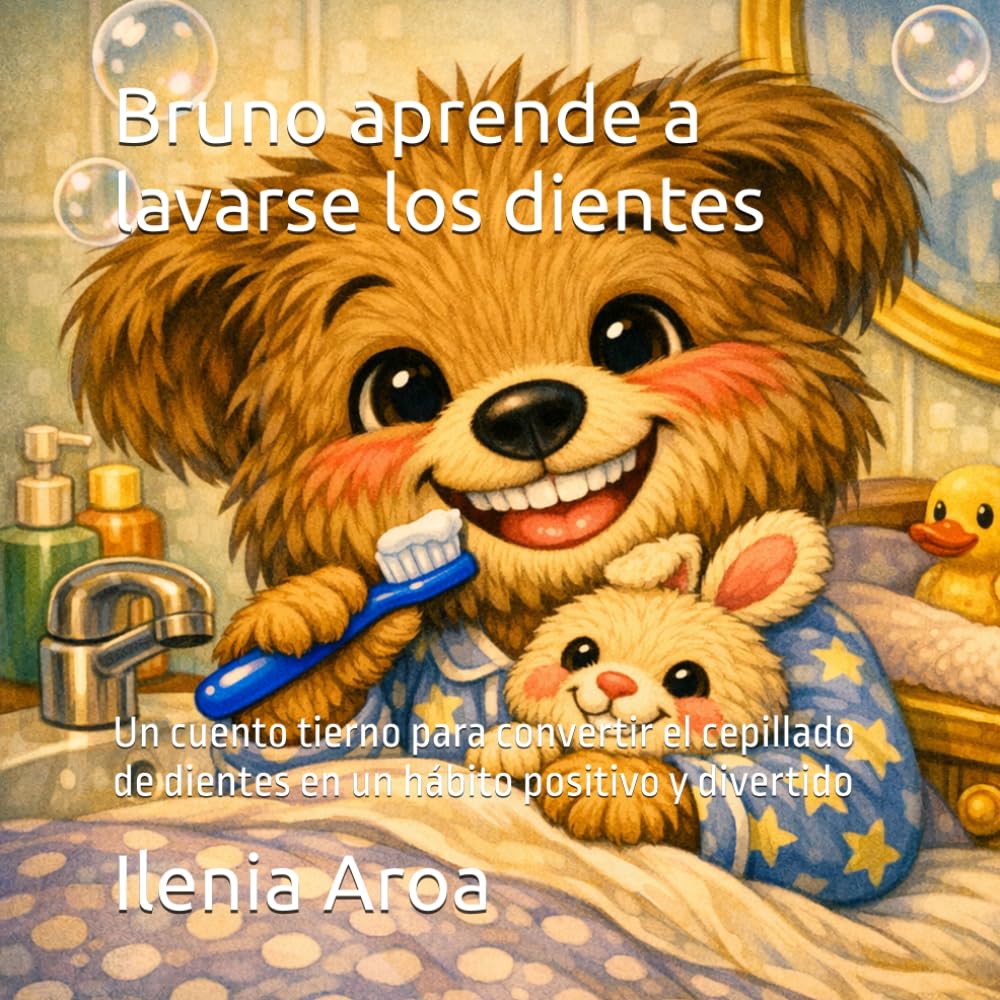 Bruno aprende a lavarse los dientes: Un cuento tierno para convertir el cepillado de dientes en un hábito positivo y divertido