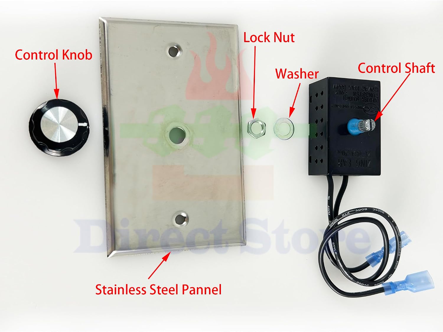 Parts Kit DN124 Variable Speed Electric Motor Control for fireplace fan/fireplace blower kit