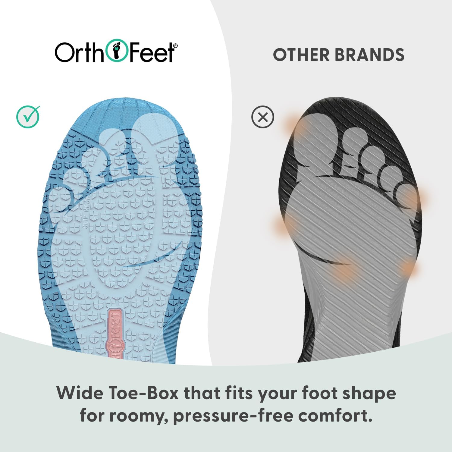 Orthofeet Men's Orthopedic Knit Yari Hands-Free Sneakers - Image 6