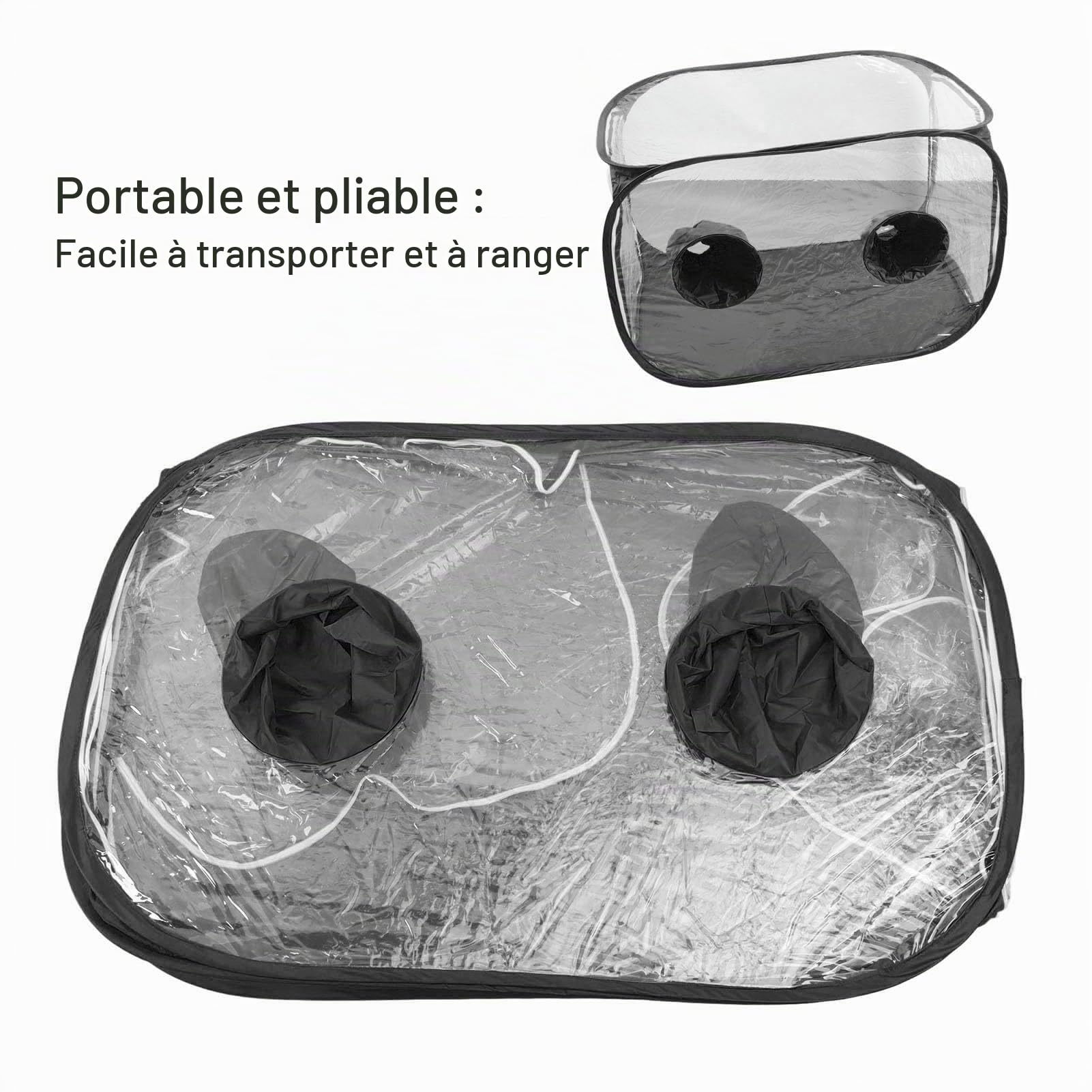Fabater Kit de Monotub pour Champignons, Boîte à Air Fixe pour la Culture de Champignons, Sacs de Culture de Champignons, Tente de Culture de Champignons à la Maison