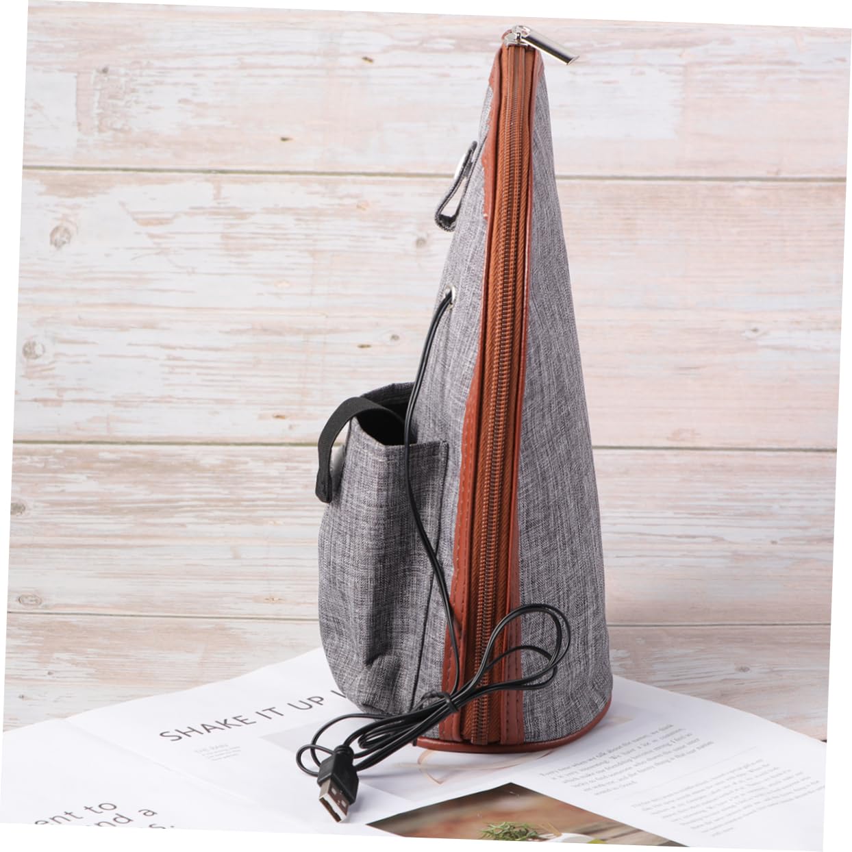 Abaodam Baby Bottle Warmer on The Go Bottle Heater Car Travel Warmer Universal Mini Linear Temp Controller Safe Overheat Protection Grey