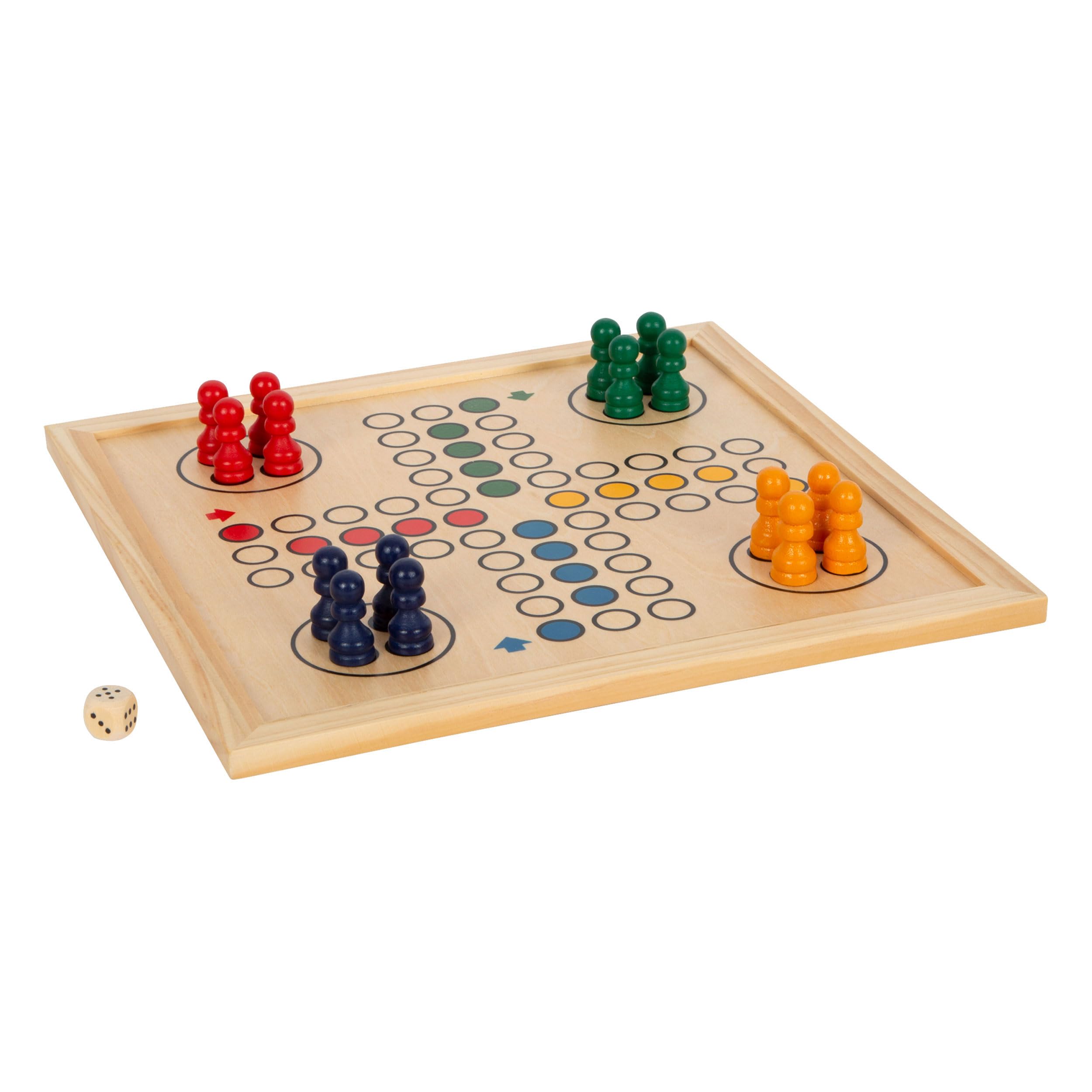 Small Foot Colección de Juegos 7 clásicos, Madera, Juegos de Mesa para Toda la Familia, a Partir de 6 años, 12322