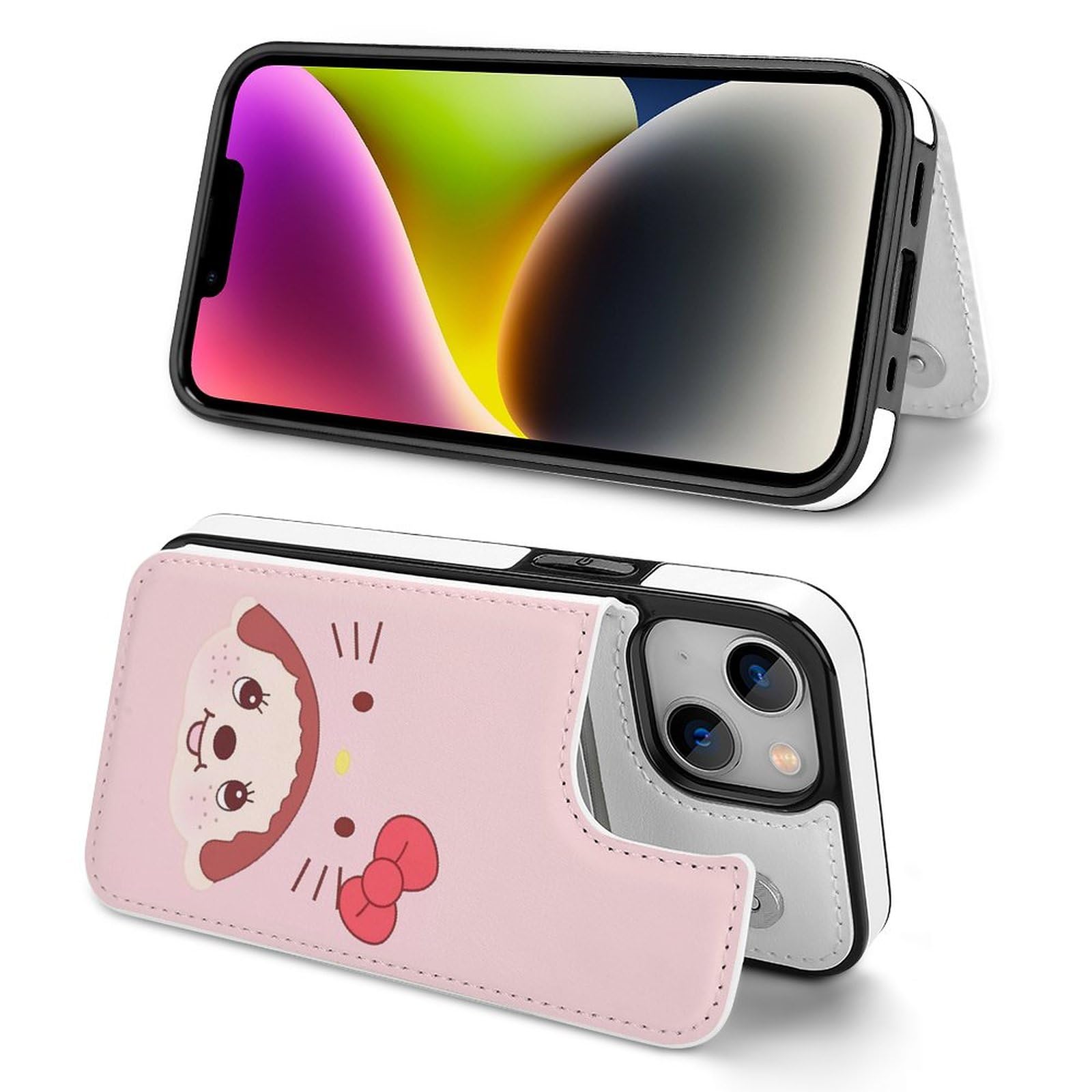 Amazon.co.jp: モンチッチ Iphone14/14 Plus ケース 手帳型 IPhone 14