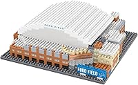 Vista 8 de FOCO NFL Bloques de construcción unisex para adultos 3D Mini BRXLZ con forma de estadio del equipo de la NFL