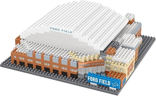 Miniatura 8 de FOCO NFL Bloques de construcción unisex para adultos 3D Mini BRXLZ con forma de estadio del equipo de la NFL