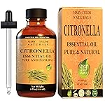 Citronella Essential Oil (4 oz) 100% Pure and Natural, Therapeutic Grade Perfect for Aromatherapy, Diffuser, DIY and More by Mary Tylor Naturals