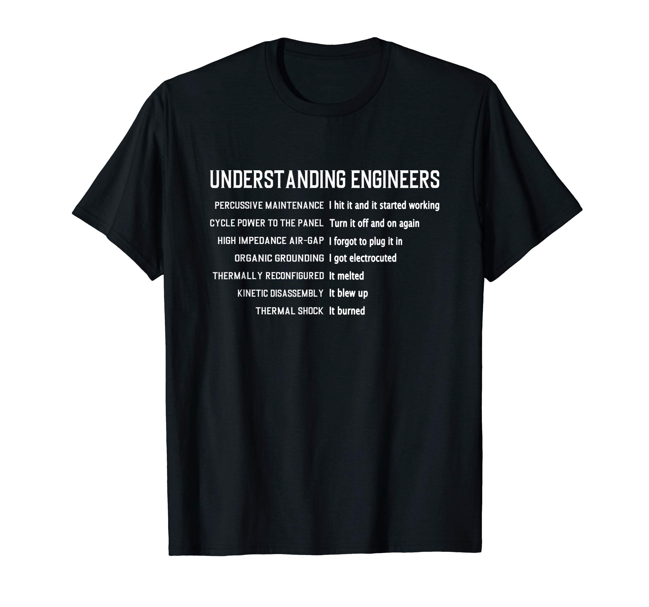 Math Machine Construction Gift Engineer Job funengineering Computer civil Understanding Engineers T-Shirt
