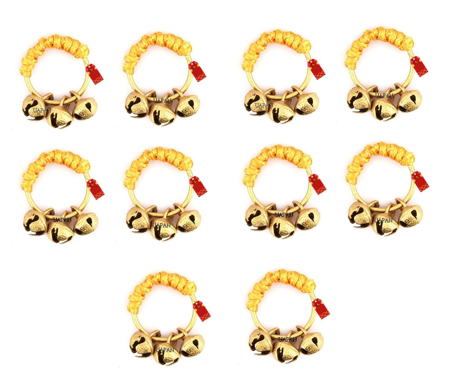 Brass Ghungroo Kadi Fingers - Puja & Aarti Sound -6