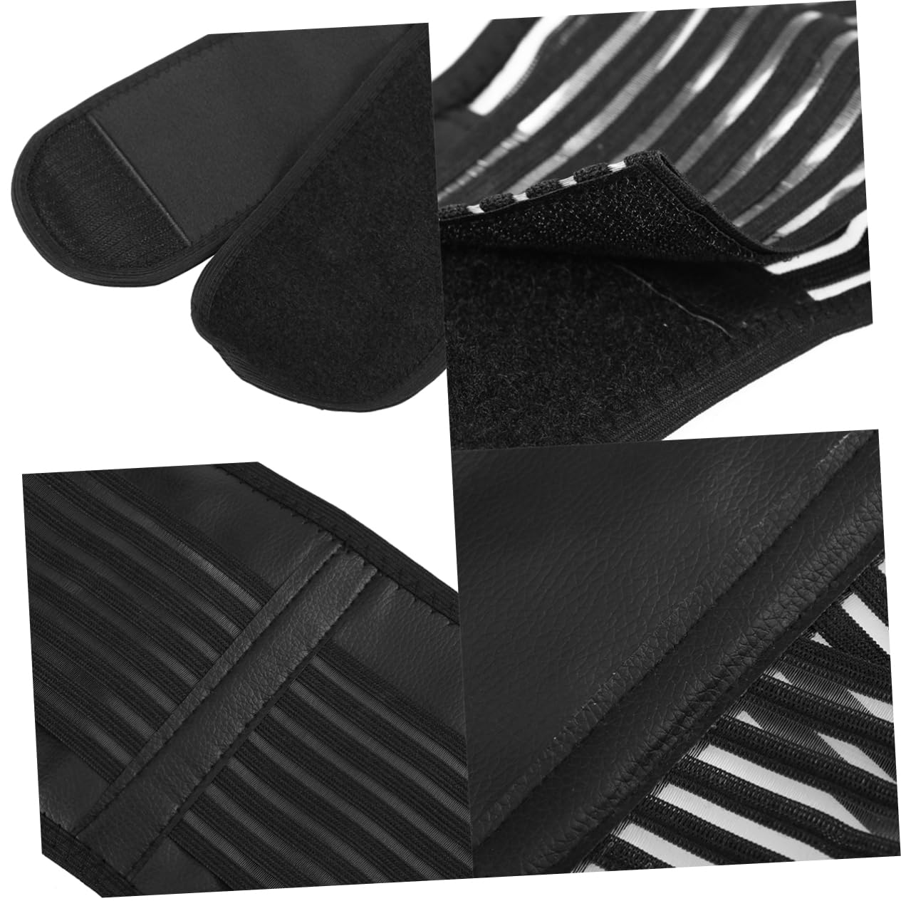 TOBBOMEY Lumbar Waist Support Lower Back Brace Support Magnets for Self Heating Lumbar Brace Plush Back Brace Back Brace for Men Lower Back Lower Massager Belt Heating Pad Belts Black