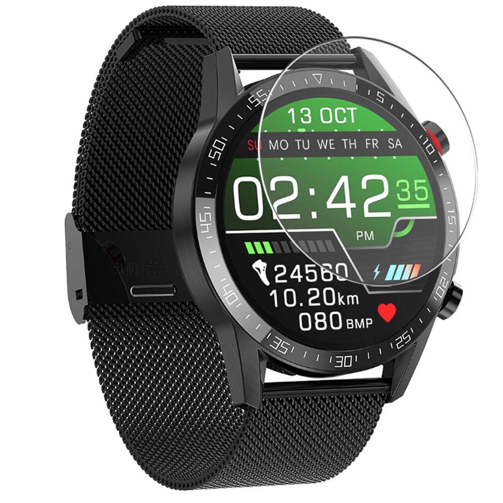 Vaxson 3-Pack Screen Protector, compatible with AERFA L13 smartwatch Smart Watch, TPU Guard Film Protectors [ NOT Tempered Glass ]