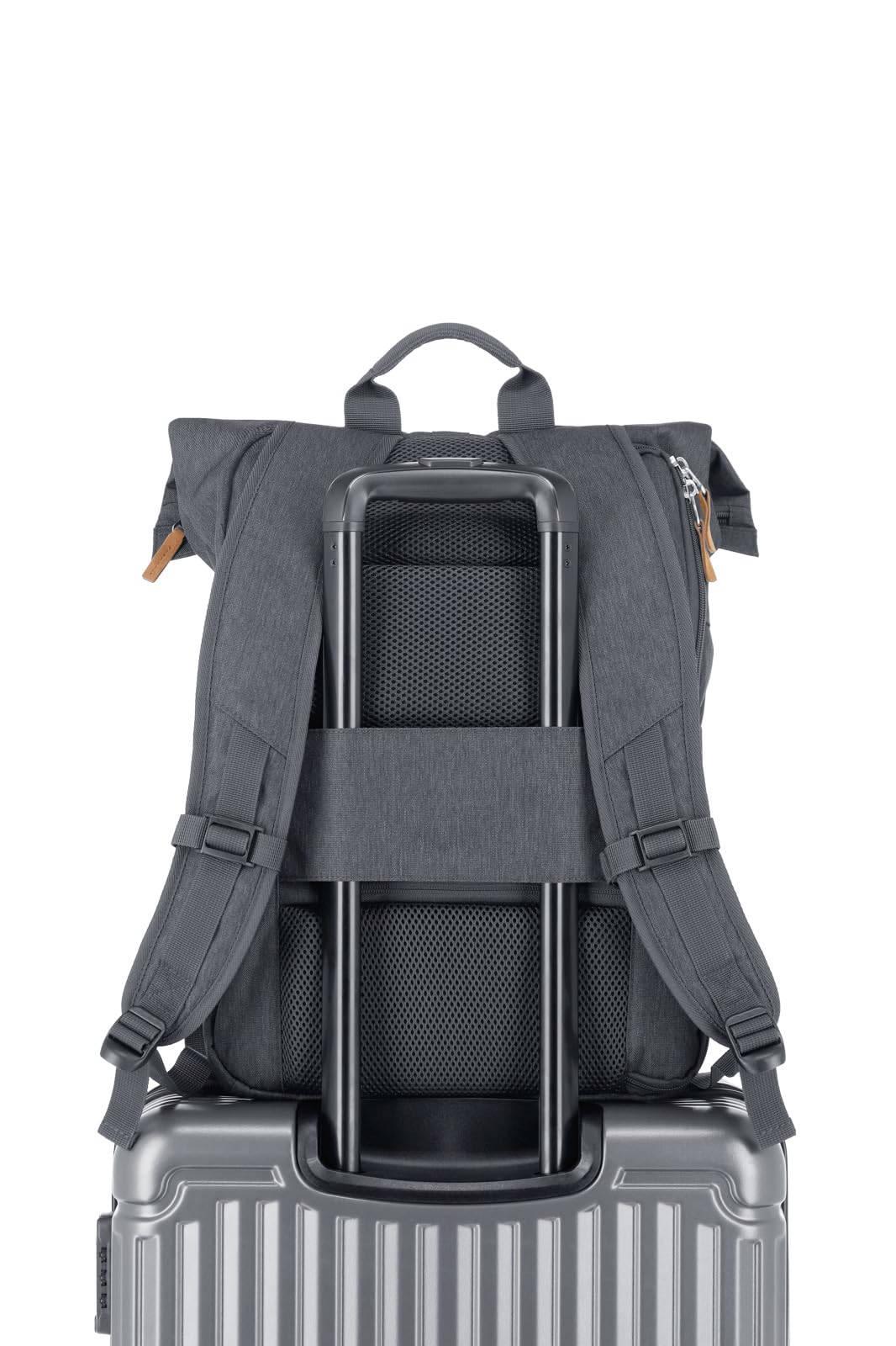 Travelite Basics Plecak Roll-Up, Czarny, 35 l