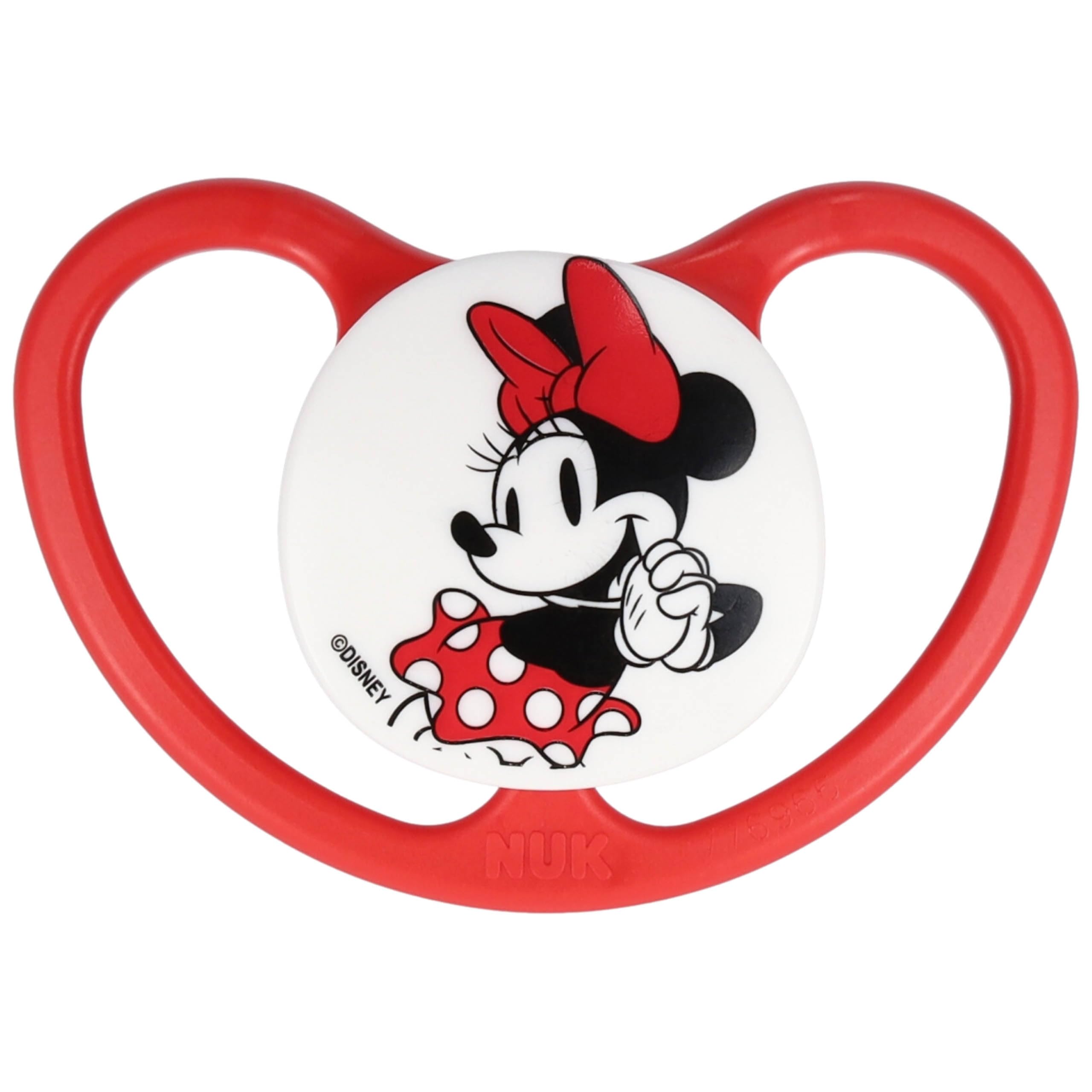 Soother, Orthodontic Silicone Soother for Newborns Aged + case (Disney Minnie Mouse B, 6-18m)