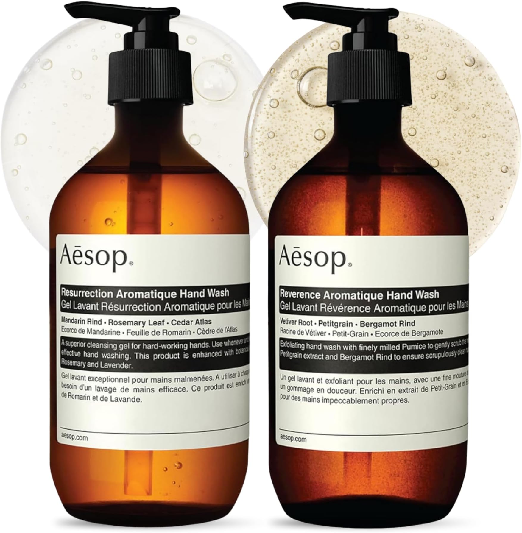 Reverence and Resurrection Aromatique Hand Wash Set | Gently Cleanses, Exfoliates, and Leaves Hands Smooth, Purified, and Refreshed | 16.9 Oz