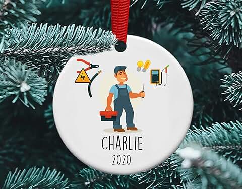 Tnt: electricians make the world brighter Amazon.com: electrician ornaments