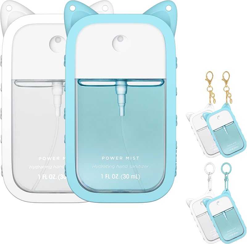 Estojo de silicone Sonnorel compatível com spray antisséptico para mãos Touchland de 30 mL