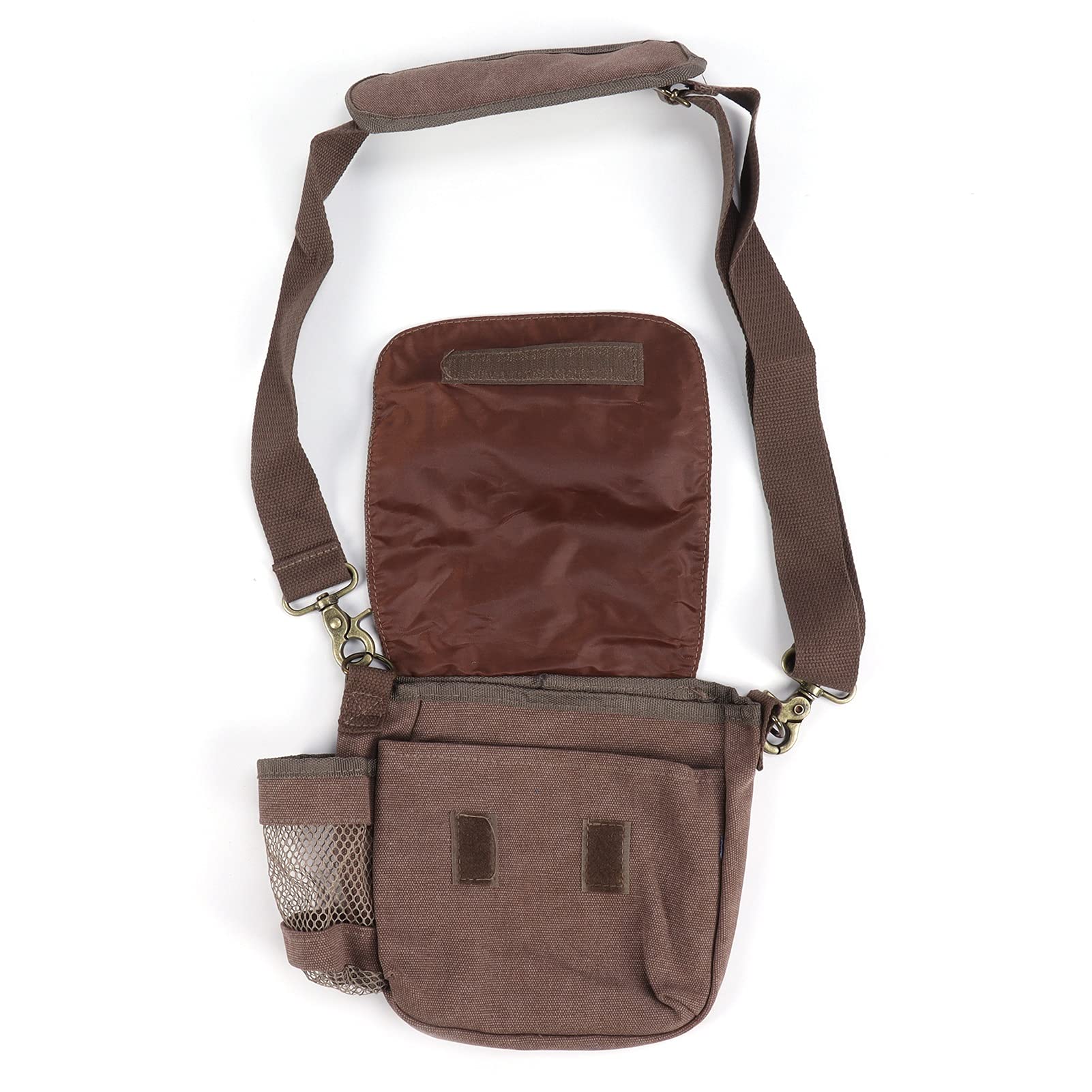 Bolsa de golf de disco de gran capacidad con bolsillo exterior y correa de lona ligera 7