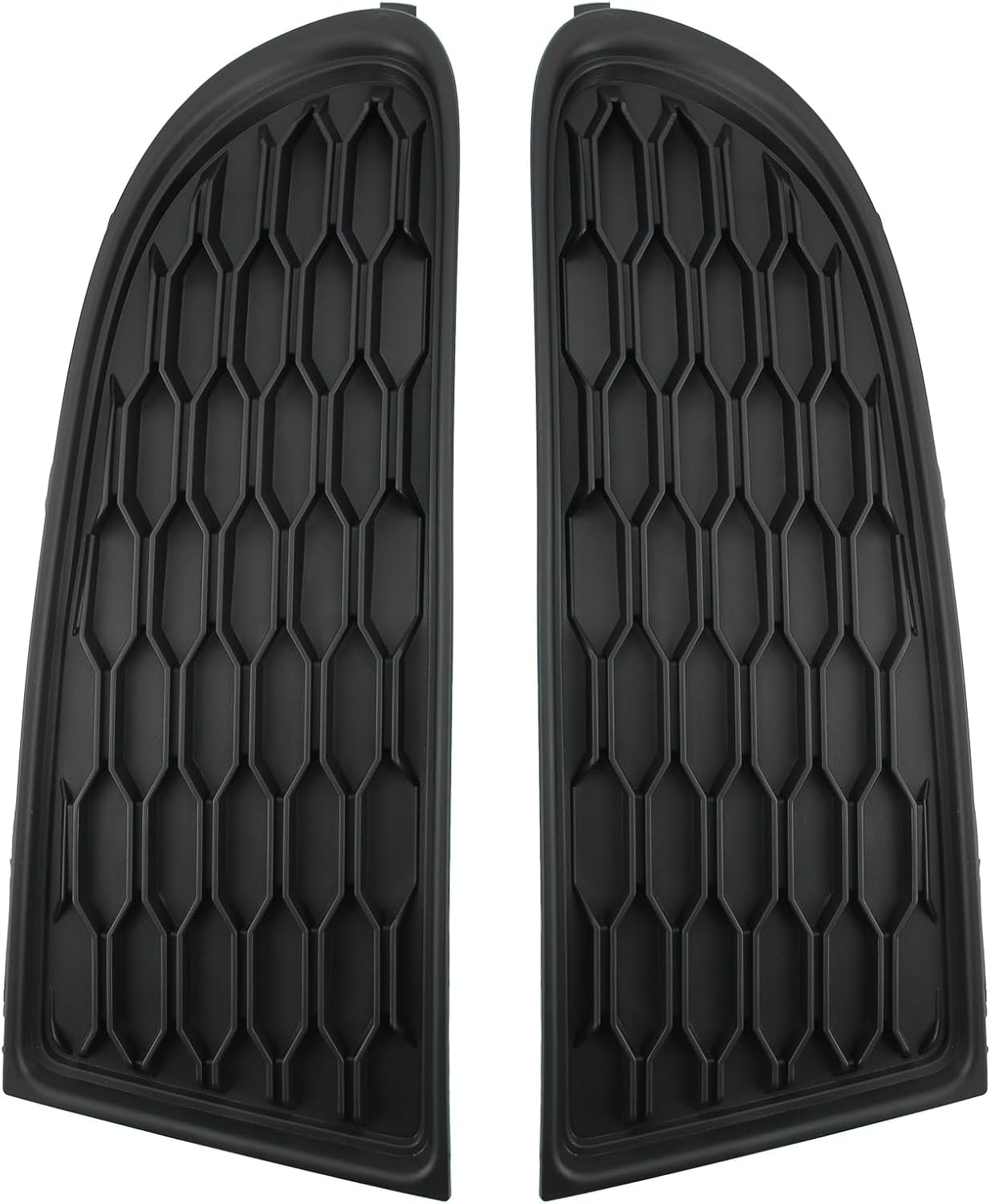 Carbhub Pair Front Bumper Fog Light Lamp Cover Bezel Fit for 68079852AB, 68079853AB, CH1039180, CH1039180