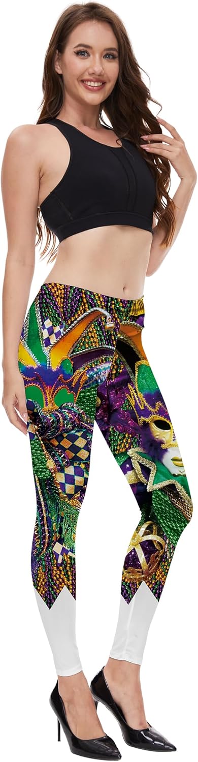 TMSD Women's Funny Graphic High Waist Skinny Leggings - Image 5