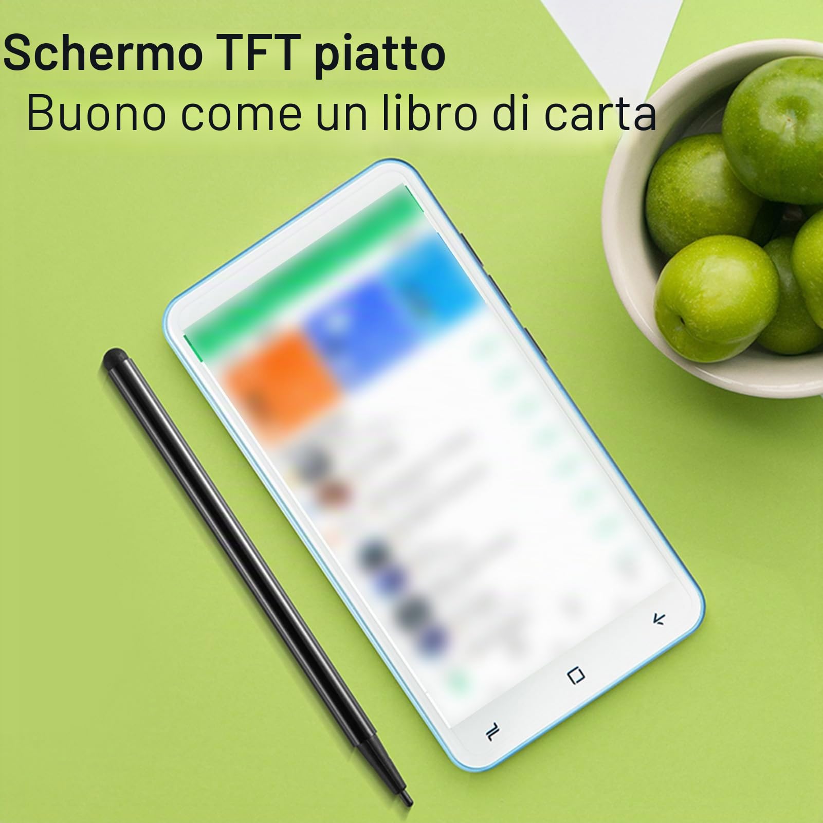 Topiky Lettore E da 5 Pollici, Lettore di Libri Elettronici con Schermo HD Senza Inchiostro E Lavagna per la Scrittura a Mano, per Leggere Romanzi, Libri, Fumetti, con Fotocamera da 5