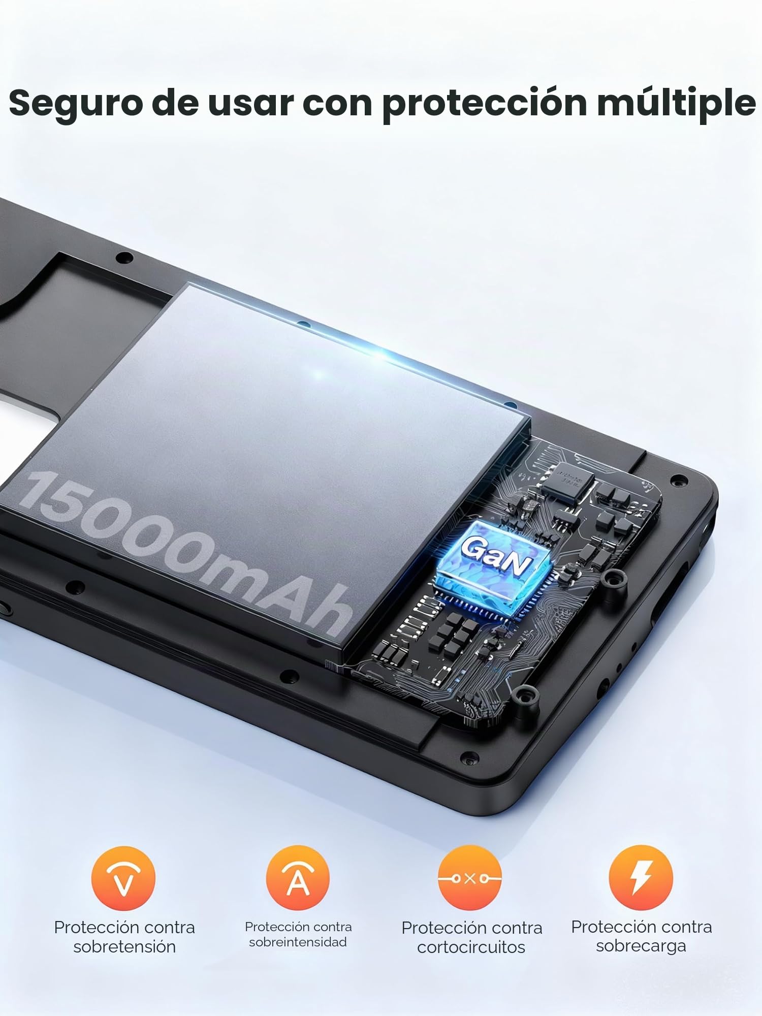 Funda de batería para Samsung S24 Ultra, 15000 mAh, ultrafina, de alta capacidad, magnética, recargable, carga extendida, cargador portátil para Samsung S24 Ultra (6.8 pulgadas), color negro