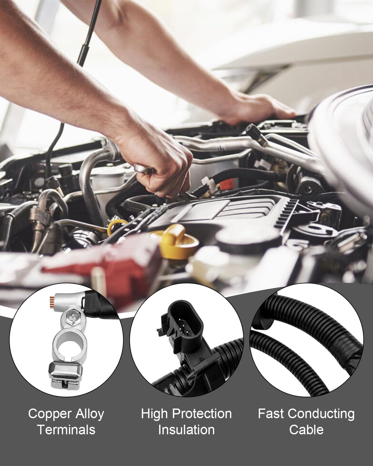 Amazon.com: 22846471 Negative Battery Cable Fit for Cadillac