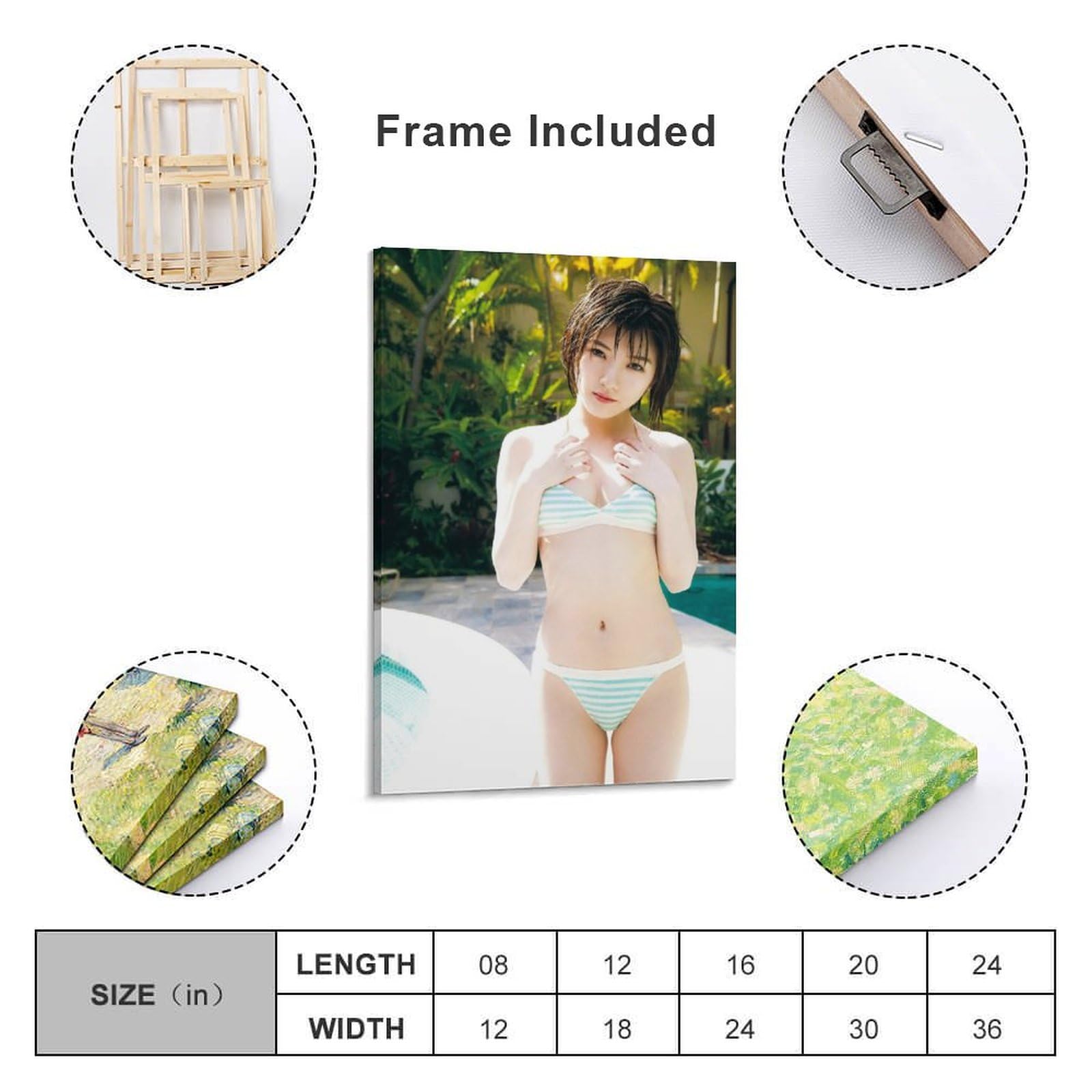 Amazon.co.jp: AKB48岡田奈々かわいい清純セクシー写真ポスター絵画